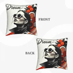 Kissenbezug mit abstrakter Musik Rhythmus - Okomall Kreative Wohnaccessoires