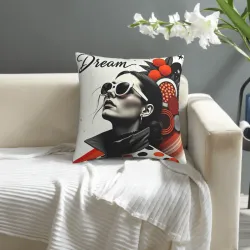 Kissenbezug mit abstrakter Musik Rhythmus - Okomall Kreative Wohnaccessoires