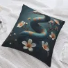 樱花与蛇毛绒抱枕套 - Okomall