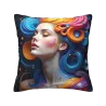 Funda de Almohada de Peluche con Diseño de Vía Láctea - OkOmall