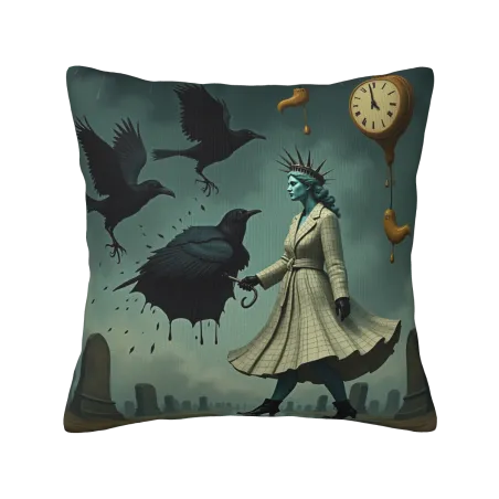 Gothic Plush Pillow Cover - Secret Garden | Okomall