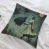 哥德風毛絨抱枕套 - 詭秘花園 | Okomall