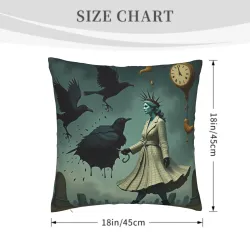 Gothic Plush Pillow Cover - Secret Garden | Okomall