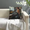 غطاء وسادة ستيمبنك مع فتاة جميلة - Okomall
