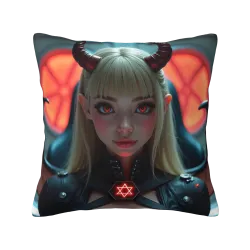 악마 소녀 плюшевая подушка чехол - Okomall