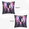 Housse de coussin en peluche à motifs exotiques recto-verso - Okomall
