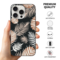 iPhone 15/Pro/Max Leaf Pattern Phone Case - okomall