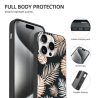 iPhone 15/Pro/Max 树叶图案手机壳 - okomall