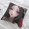 아름다운 소녀풍 털 인형 베개 커버 - OkoMall