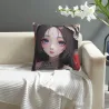 아름다운 소녀풍 털 인형 베개 커버 - OkoMall