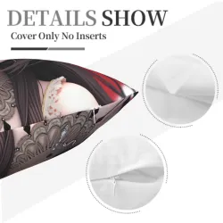 Cute Anime Girl Plush Pillow Cover - OkoMall
