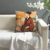 Japanischer Plüsch-Kissenbezug mit Schönheitsbild - Okomall