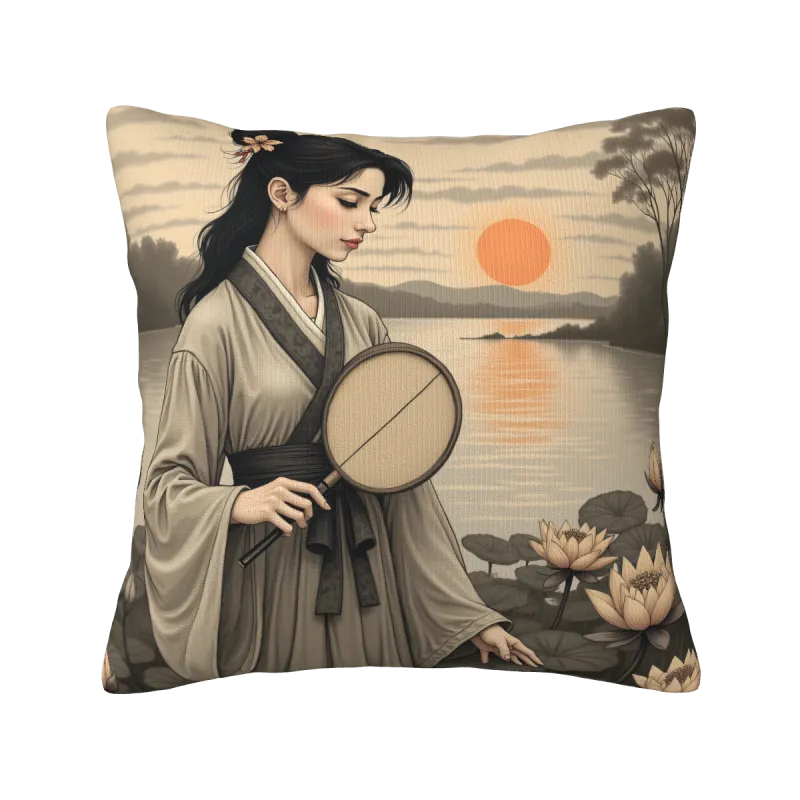 Twilight Forest Plush Pillow Cover - Okomall