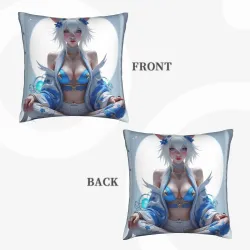 Dreamy Girl Plush Pillow Cover - Okomall