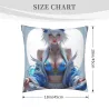 Dreamy Girl Plush Pillow Cover - Okomall