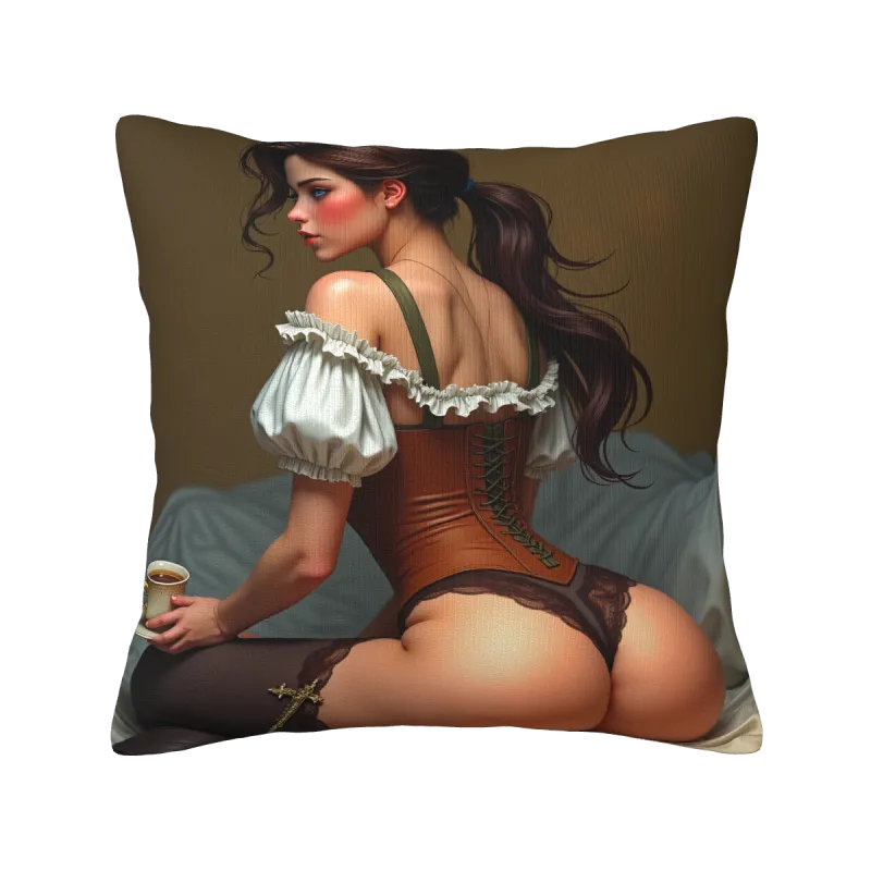 Enchanting Beauty Plush Pillow Cover - Okomall