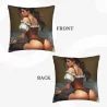 Copri-cuscino in peluche 'Bellezza Spettrale' - Okomall