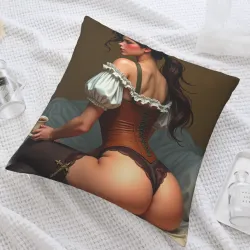 魅影美人毛绒抱枕套 - Okomall
