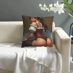 Enchanting Beauty Plush Pillow Cover - Okomall