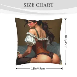 Enchanting Beauty Plush Pillow Cover - Okomall