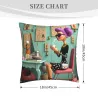 Vintage Style Double-Sided Plush Pillow Cover - Elegant Lady | OKOMALL