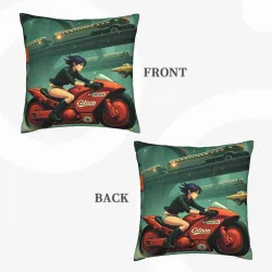 Federa cuscino in peluche stile cyberpunk - Okomall