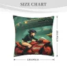 Housse de coussin en peluche style cyberpunk - Okomall