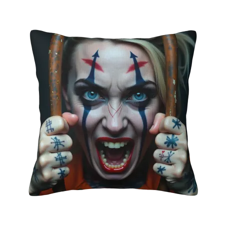Copri-cuscino Harley Quinn a doppio lato - Okomall