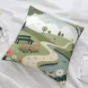 18x18인치 숲길 털실 쿠션 커버 - Okomall