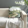 Housse de coussin en peluche à motif de sentier forestier - Okomall