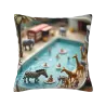 Housse de coussin amusante parc aquatique - Okomall