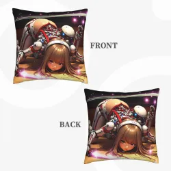 Housse de coussin cyberpunk pour fille - Okomall