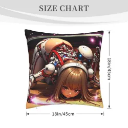 Housse de coussin cyberpunk pour fille - Okomall