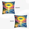 Psychedelic Forest Plush Pillow Cover - Okomall