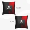 Copri-cuscino in peluche con motivo geometrico astratto - Okomall
