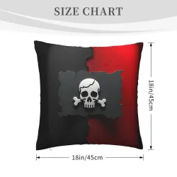 Housse de coussin en peluche à motif géométrique abstrait - Okomall