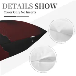 Housse de coussin en peluche à motif géométrique abstrait - Okomall