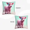 Taie d'oreiller en peluche vache mignon - Okomall