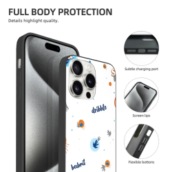 جراب iPhone 15/Pro/Max بنمط كرتوني - Okomall