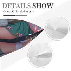 Housse de coussin Fille de la forêt de rêve - Okomall Décoration intérieure style Lolita