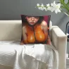 Bezauberndes Mädchen doppelseitiger Druck-Kuschelkissenbezug - Okomall