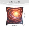 Cuscino in Peluche a Doppio Lato con Motivo di Nebulosa Cosmica - Okomall