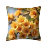 Funda de cojín de felpa con tema floral - 18x18 pulgadas | Okomall