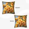 Funda de cojín de felpa con tema floral - 18x18 pulgadas | Okomall