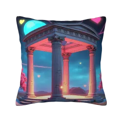 星空绒面抱枕套 - Okomall