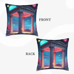 Dreamy Galaxy Plush Pillow Cover - Okomall