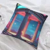 Dreamy Galaxy Plush Pillow Cover - Okomall