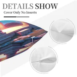 Housse de Coussin Pelucheux Ciel Étoilé - Okomall