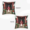 Coussin peluche style jardin japonais - 18x18 pouces | Okomall