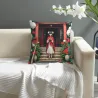 Cuscino in peluche a tema giardino giapponese - 18x18 pollici | Okomall